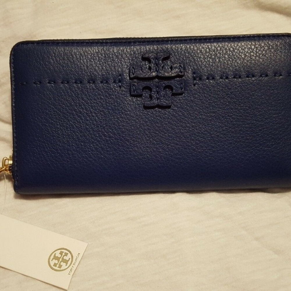 Tory Burch McGraw Zip Continental Wallet